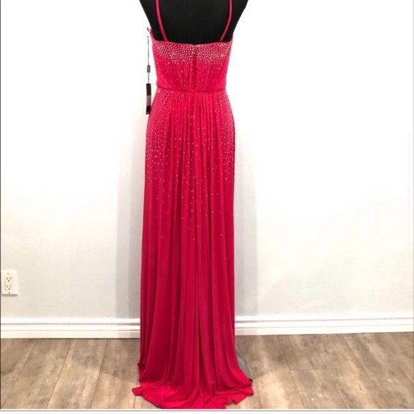BNWT La Femme beaded gown - Picture 5 of 11